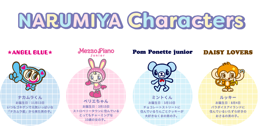 「ナルミヤキャラクターズ POP UP SHOP」