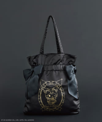 「サンリオ×Maison de FLEUR」クロミコラボ商品 KUROMIダブルリボントートバッグ