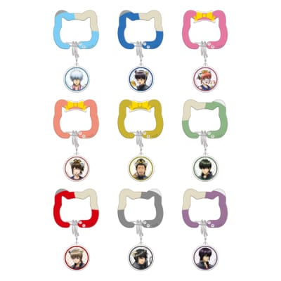 「3年Z組銀八先生 in NAMJATOWN」ねこ型アクリルカラビナ