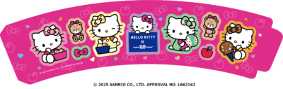 サンリオ×サーティワン「HELLO KITTY Loves ICE CREAM」ハローキティ シングルサンデースリーブ