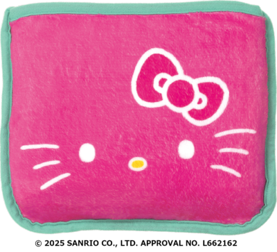 サンリオ×サーティワン「HELLO KITTY Loves ICE CREAM」ハローキティ収納ポケット付きブランケット