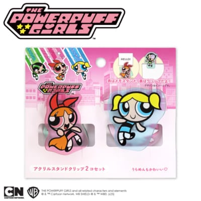 「パワーパフ ガールズ×サンキューマート」アクリルスタンドクリップ2P