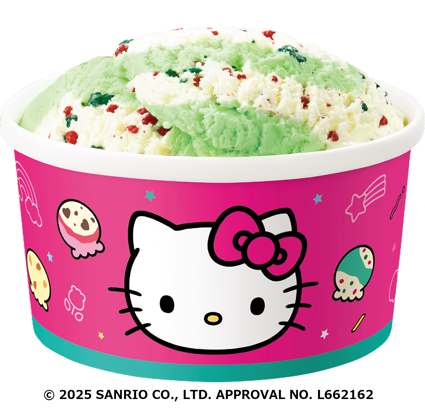 サンリオ×サーティワン「HELLO KITTY Loves ICE CREAM」ハローキティ フレッシュパック ミニ