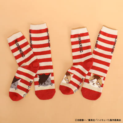 「ハイキュー!!×BABYDOLL」もこもこルームソックス