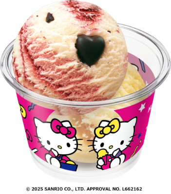 サンリオ×サーティワン「HELLO KITTY Loves ICE CREAM」ハローキティ ダブルカップ