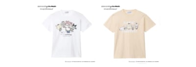 「サンリオ×ホワイトタイガーとブラックタイガー」Tシャツ