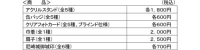 「アイドルマスター SideM×はんあま」オリジナルコラボグッズ価格