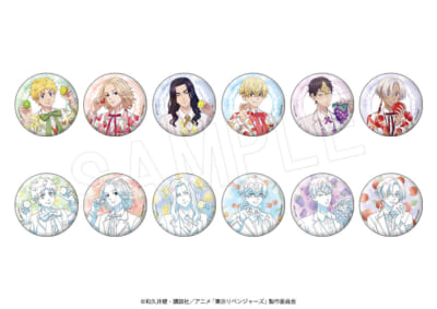 「東リべ×果実園リーベル」トレーディングホロ缶バッジ