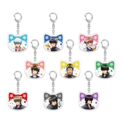 「3年Z組銀八先生 in NAMJATOWN」B賞ねこ型アクリルチャーム（全9種）