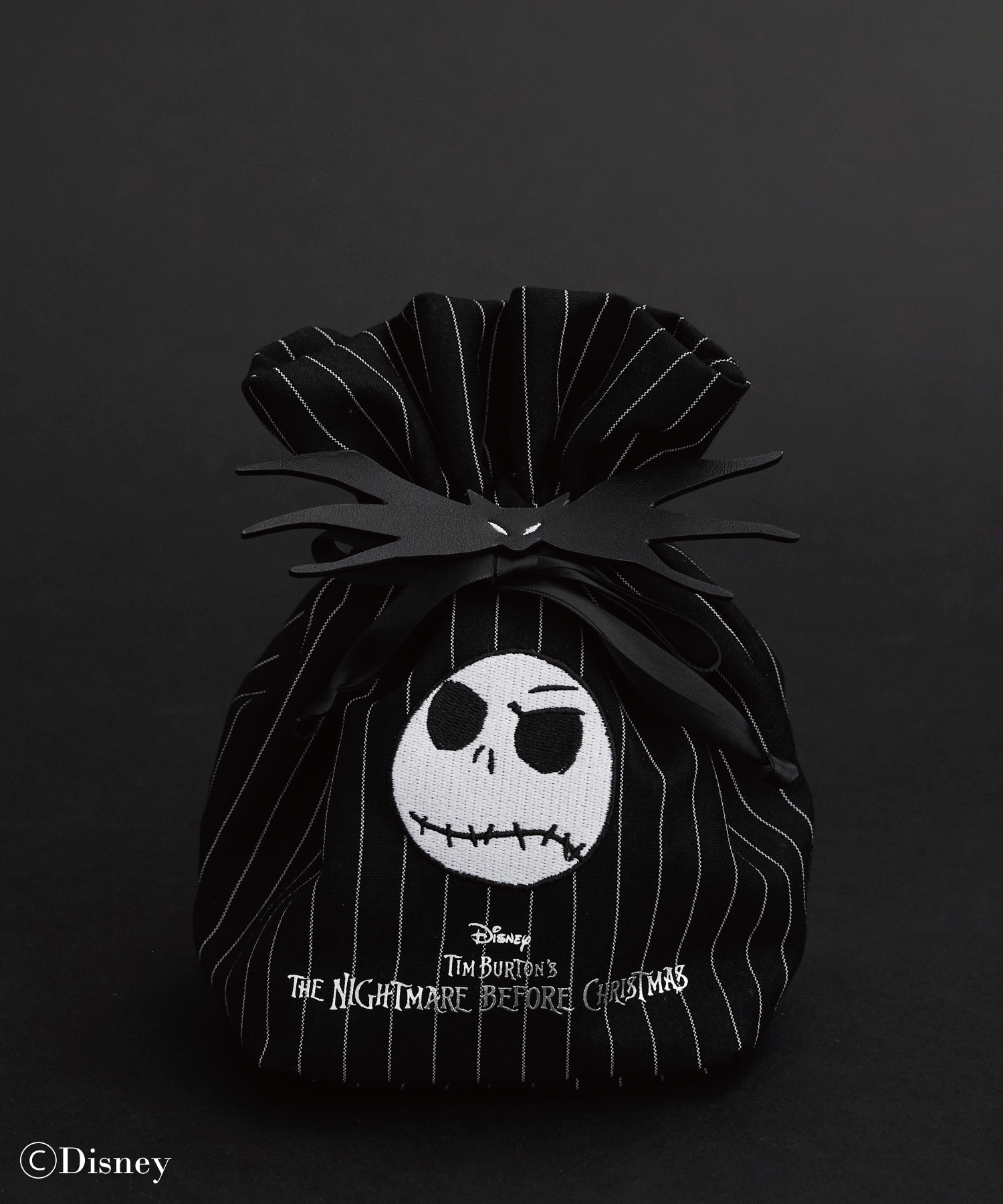 『ナイトメアー・ビフォア・クリスマス』×「Maison de FLEUR」Jack/巾着ポーチ