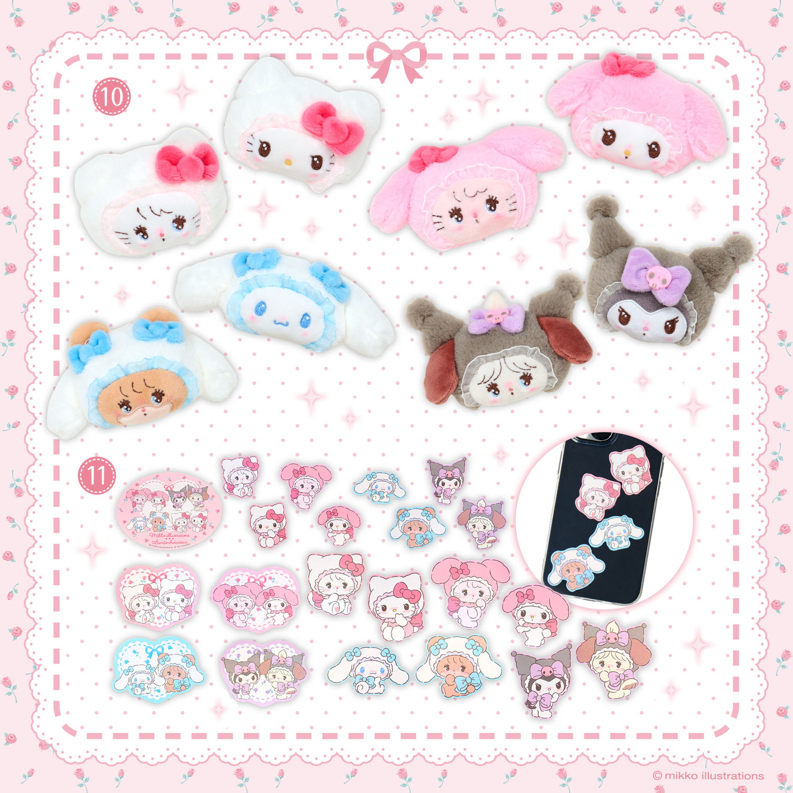 「mikko illustrations×サンリオ」グッズ