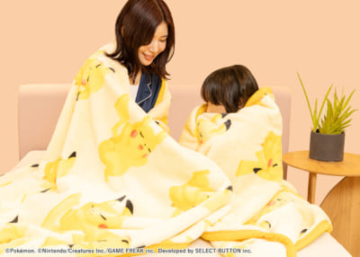 「Pokémon Sleep×昭和西川」ニューマイヤーブランケット・ハーフケット・クォーターケット