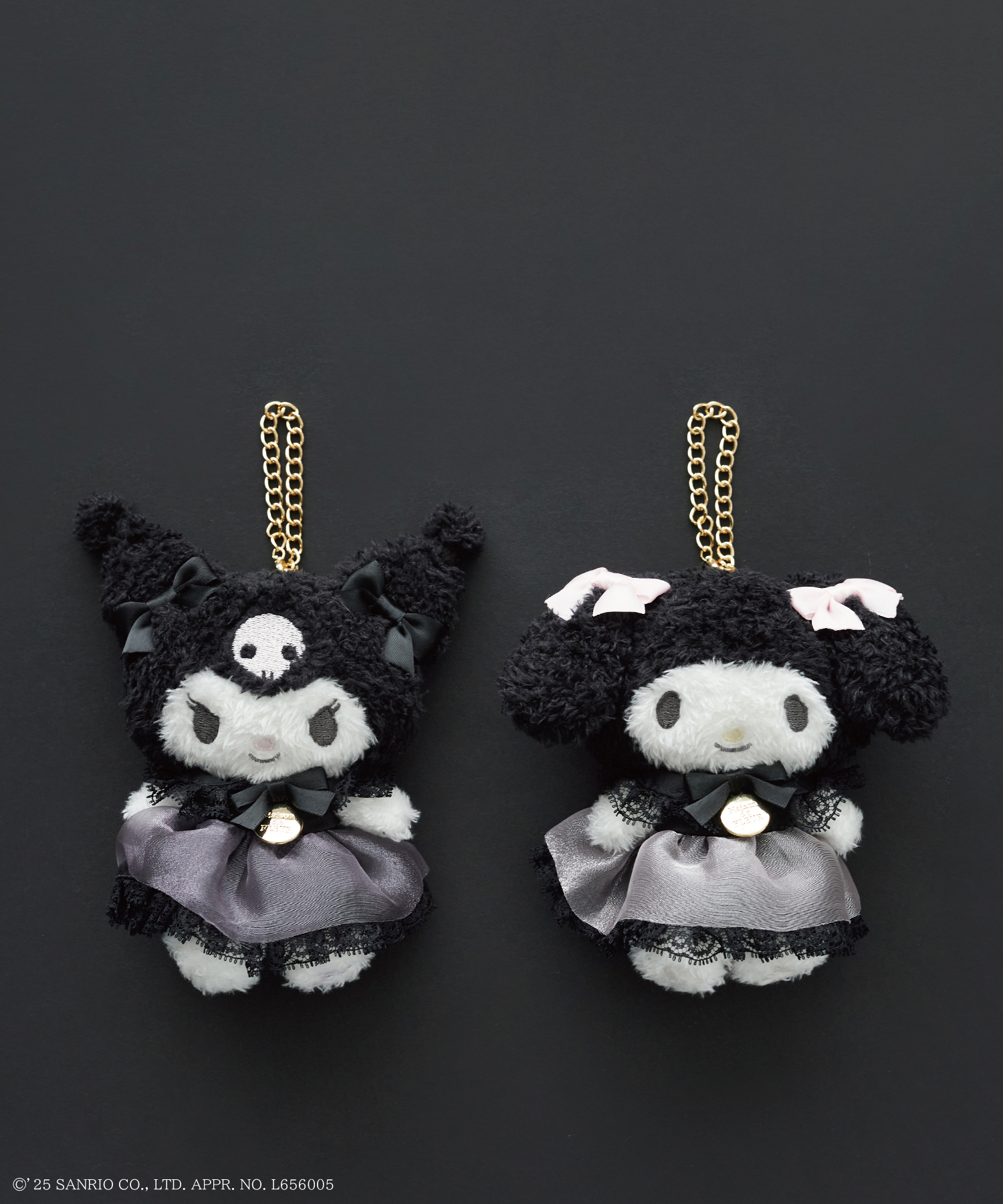 「サンリオ×Maison de FLEUR」クロミコラボ商品　KUROMI / MY MELODYチャーム