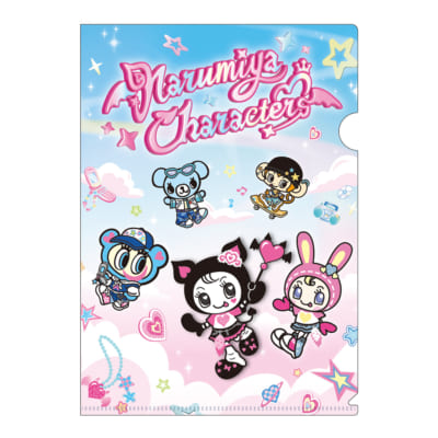 「ナルミヤキャラクターズ POP UP SHOP」平成POPA4クリアファイル
