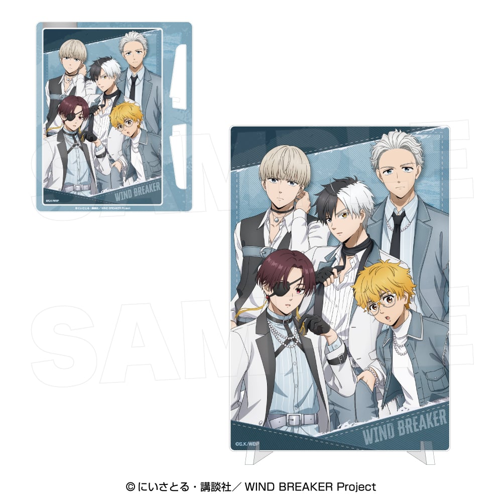 「WIND BREAKER POP-UP SHOP [COOL DENIM]」アクリルイーゼルパネル