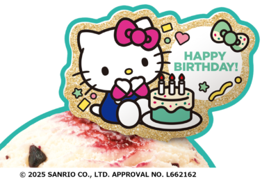 サンリオ×サーティワン「HELLO KITTY Loves ICE CREAM」バースデーピック