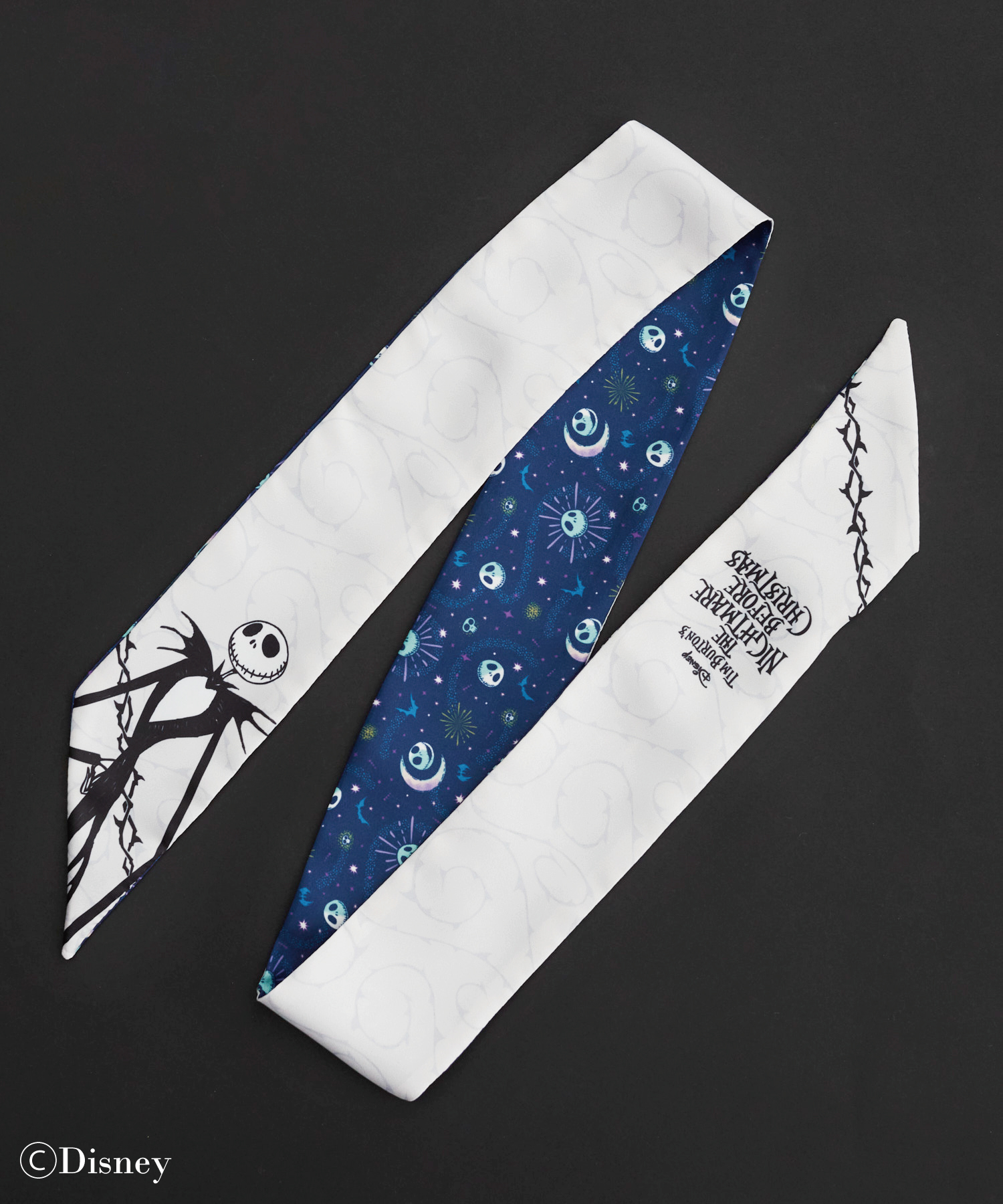 『ナイトメアー・ビフォア・クリスマス』×「Maison de FLEUR」Jack/スカーフ