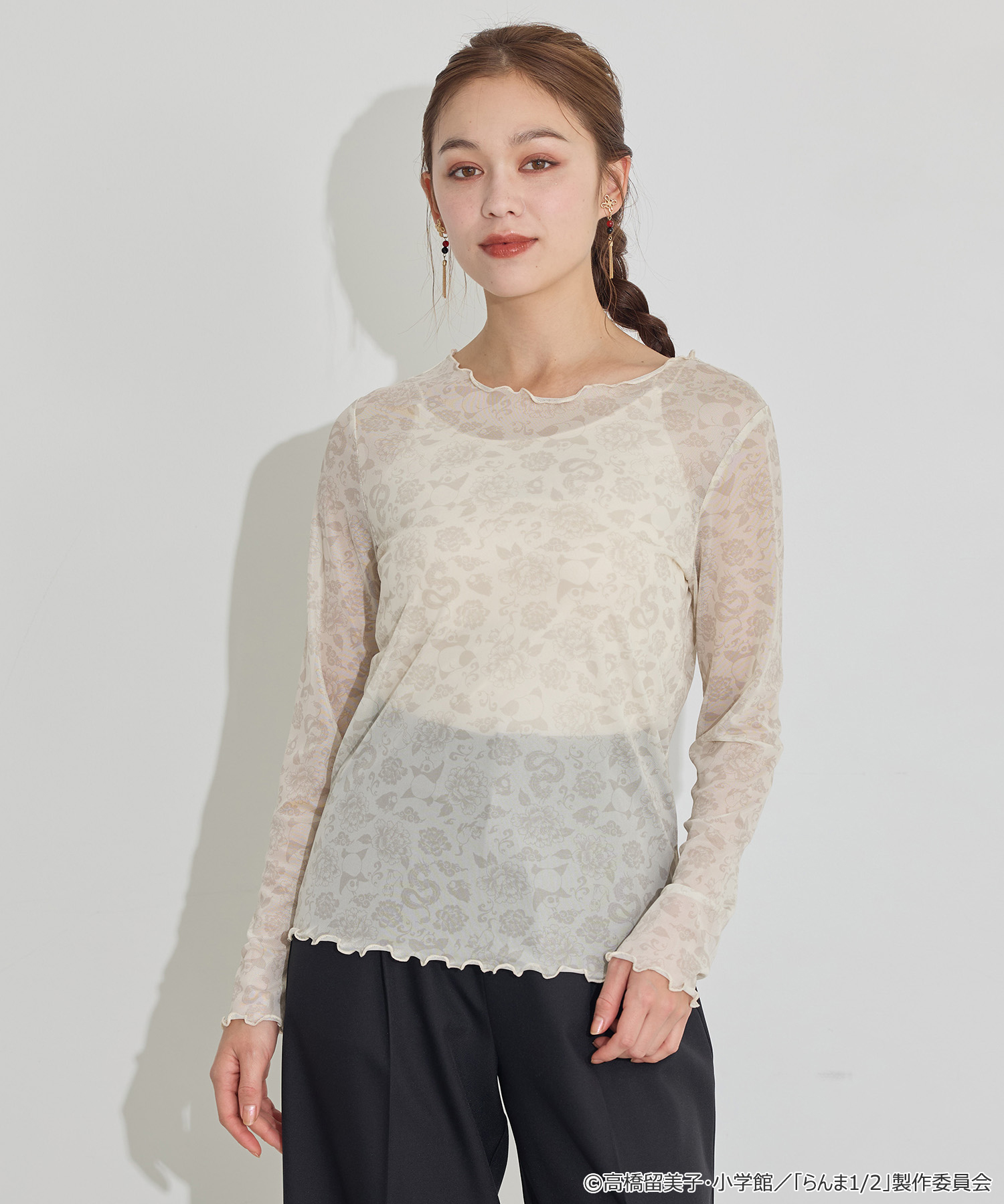 「らんま1/2 × earth music&ecology Japan Label」シアートップス