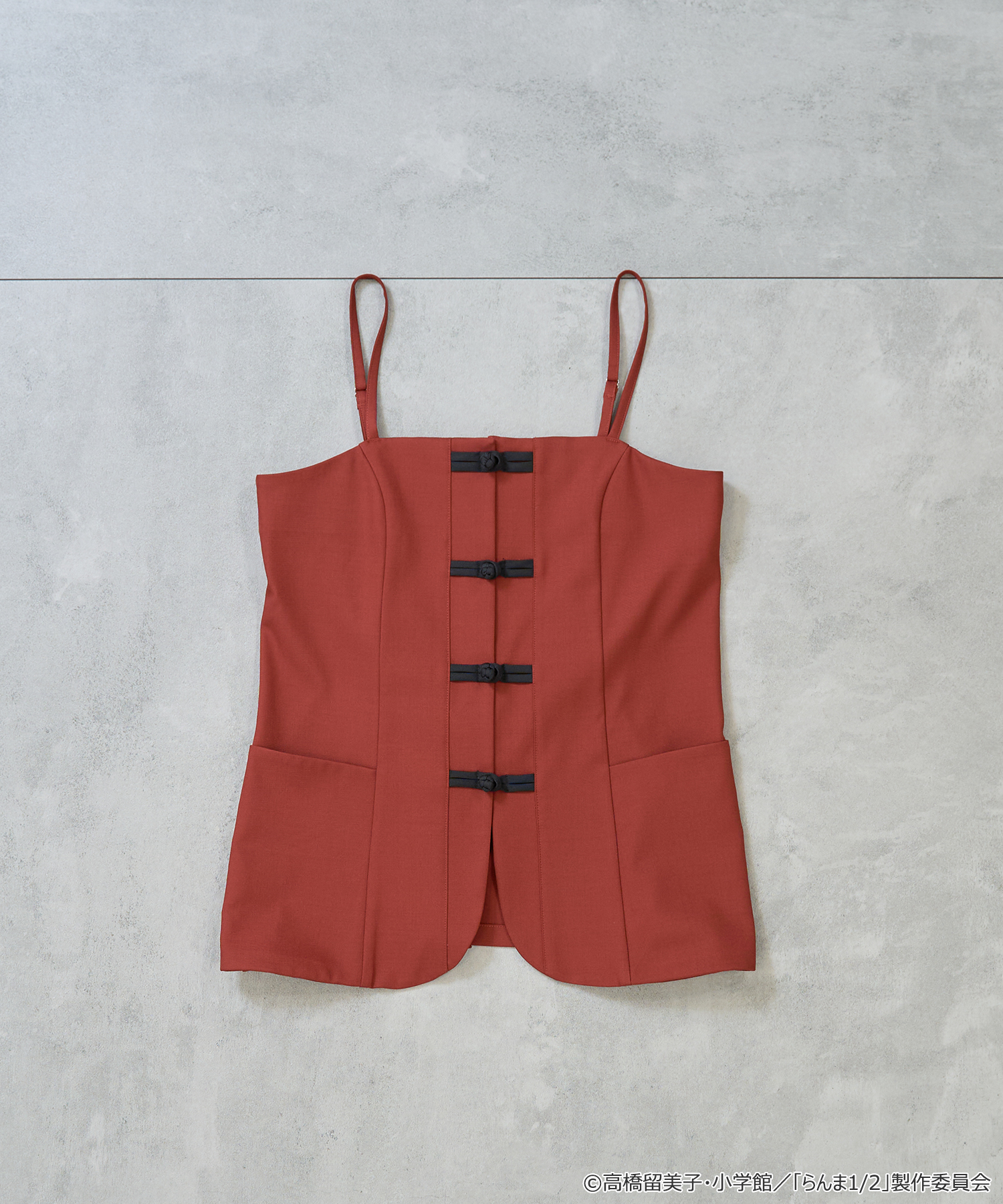 「らんま1/2 × earth music&ecology Japan Label」チャイナビスチェ