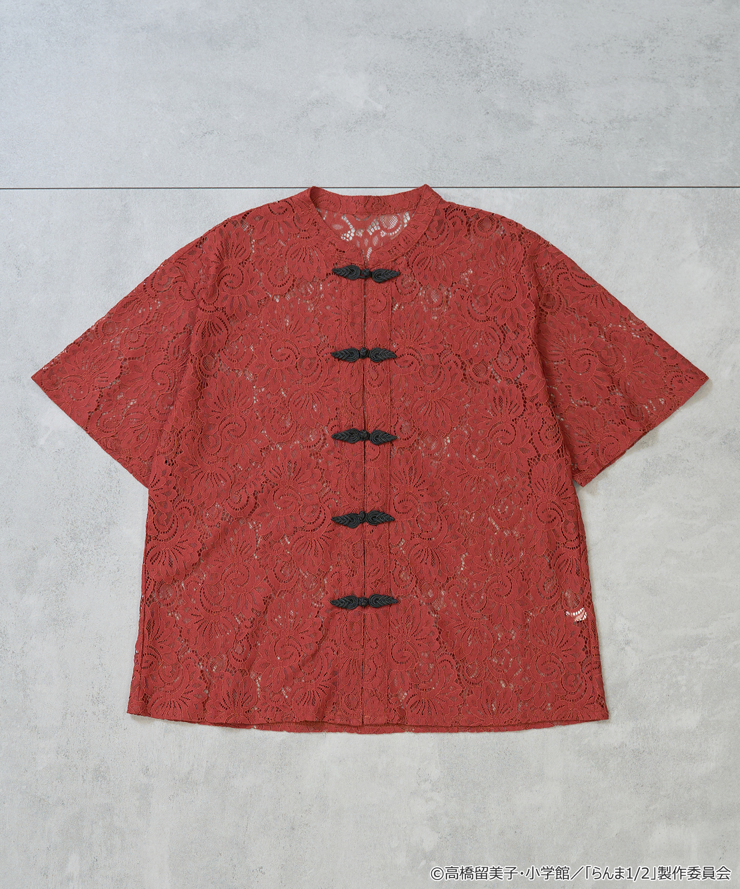 「らんま1/2 × earth music&ecology Japan Label」チャイナレースシャツ