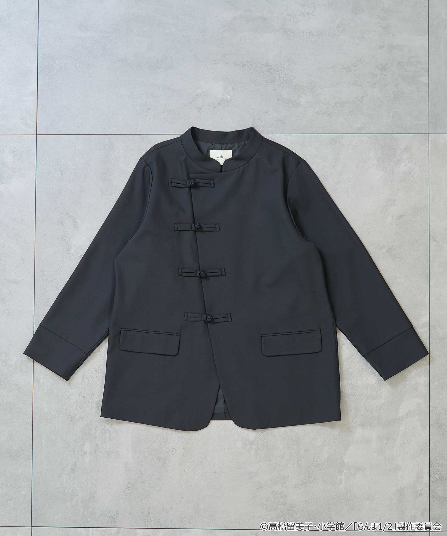 「らんま1/2 × earth music&ecology Japan Label」チャイナシャツジャケット