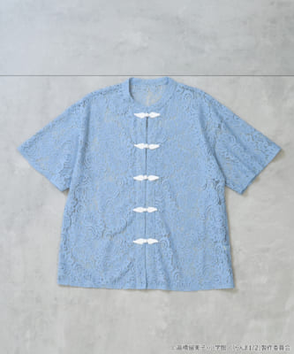 「らんま1/2 × earth music&ecology Japan Label」チャイナレースシャツ