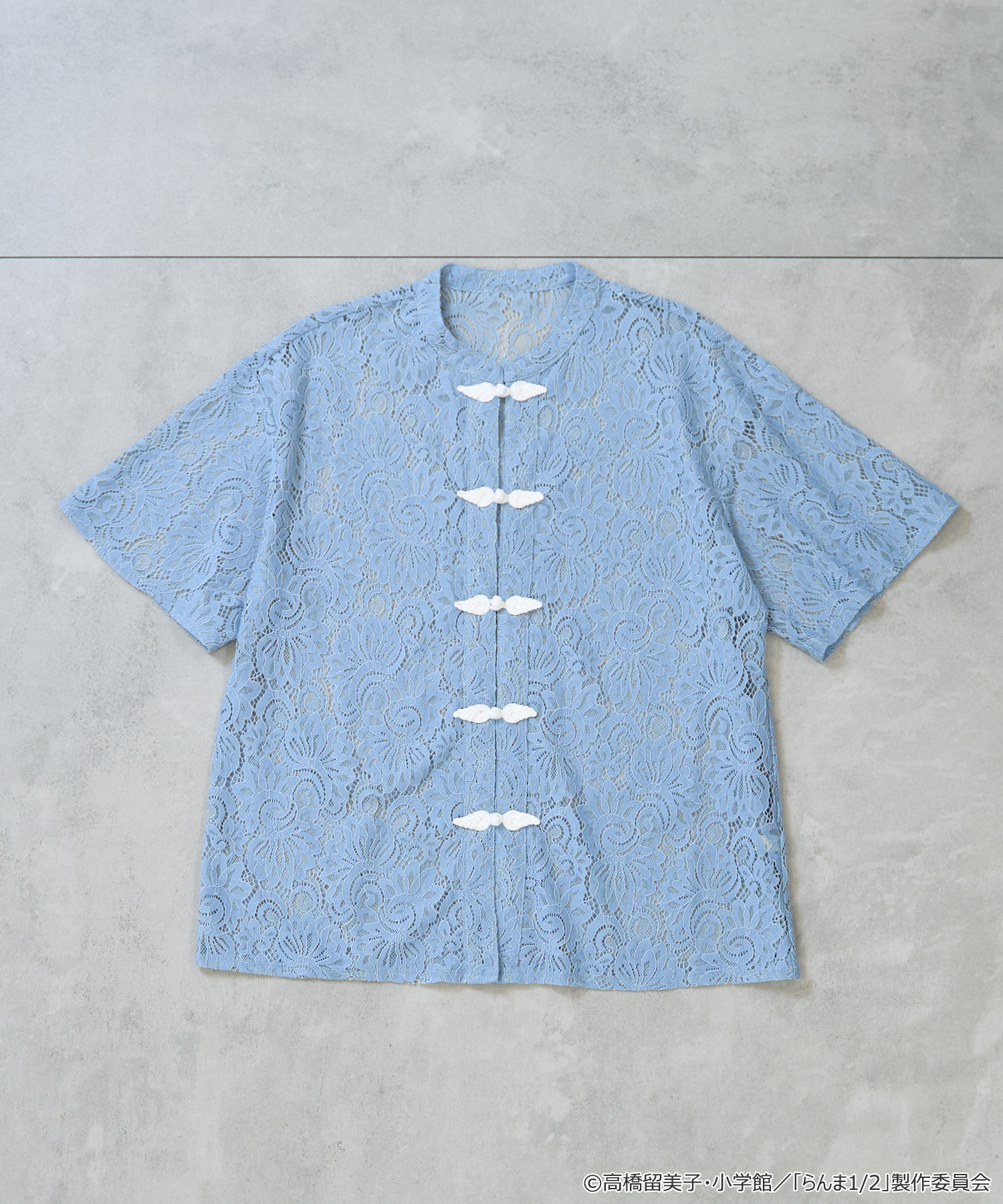 「らんま1/2 × earth music&ecology Japan Label」チャイナレースシャツ