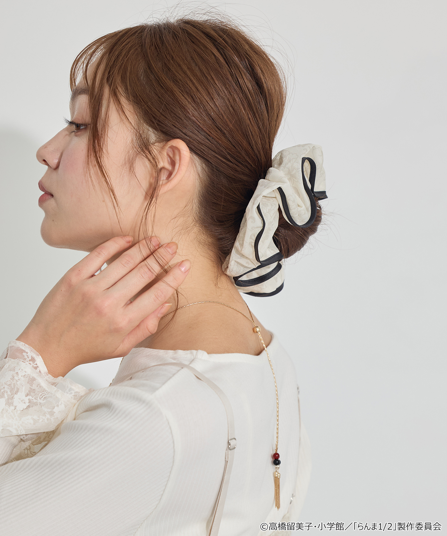 「らんま1/2 × earth music&ecology Japan Label」ビッグシュシュ