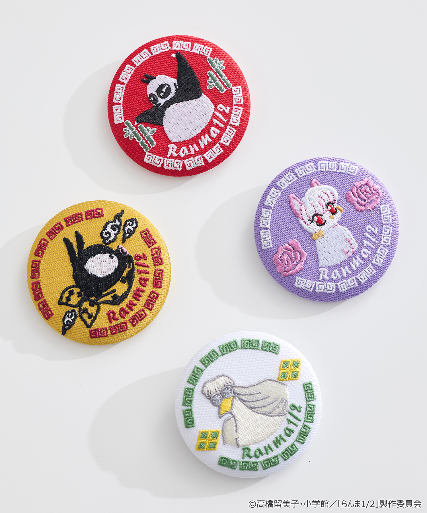 「らんま1/2 × earth music&ecology Japan Label」刺繍缶バッチ