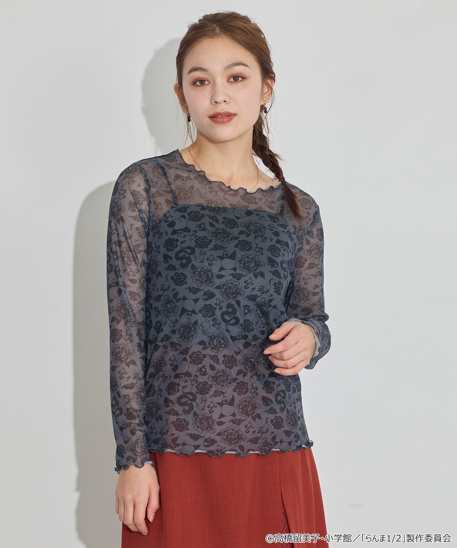 「らんま1/2 × earth music&ecology Japan Label」シアートップス