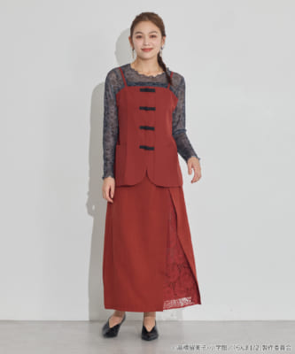 「らんま1/2 × earth music&ecology Japan Label」チャイナビスチェ