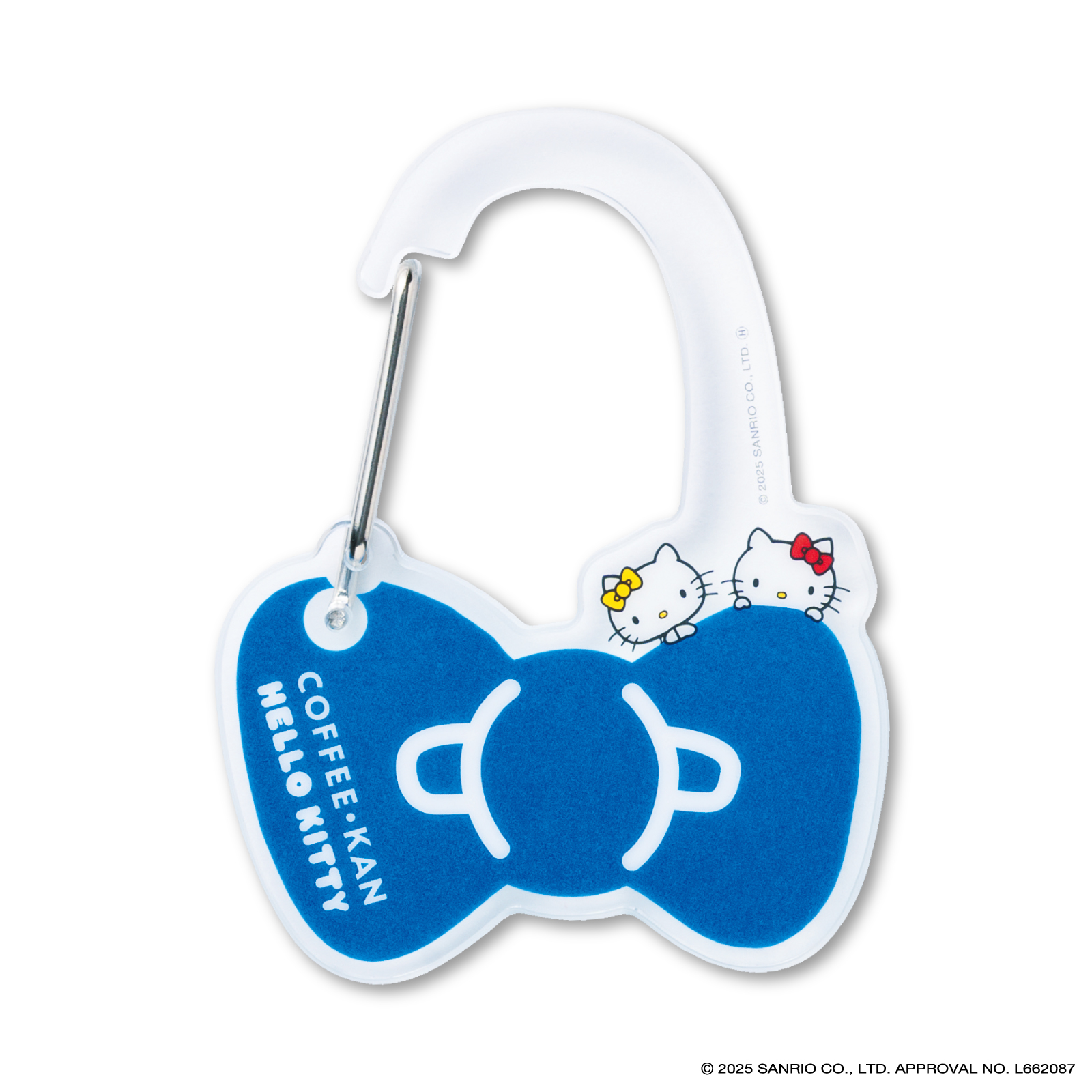 「ハローキティ×珈琲館」アクリルカラビナ