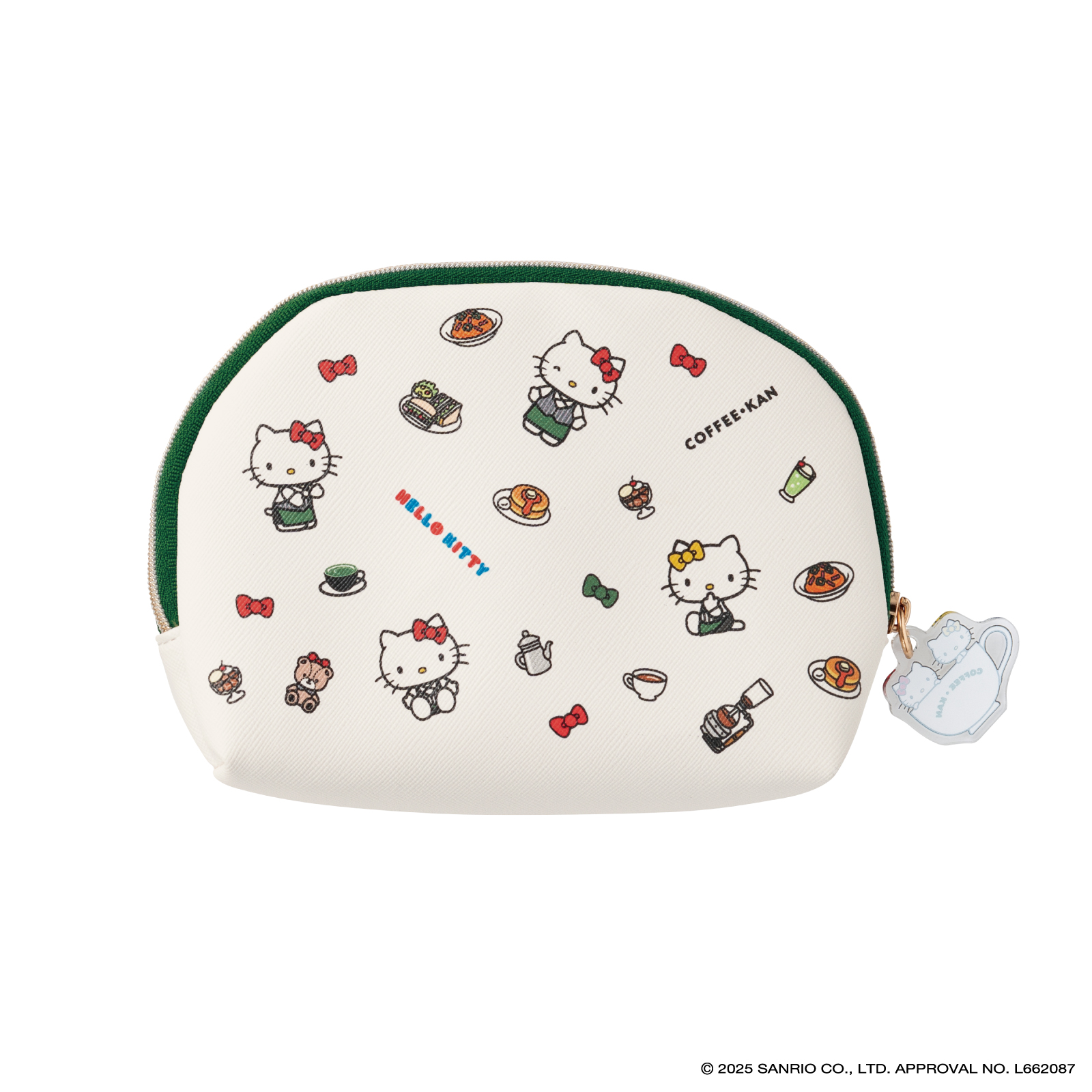 「ハローキティ×珈琲館」オリジナルポーチ