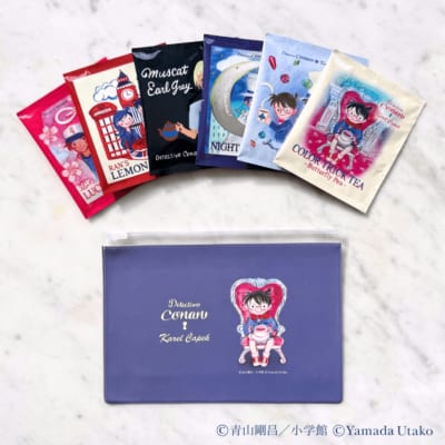 「名探偵コナン×カレルチャペック紅茶店」ポーチ|トリックティータイム