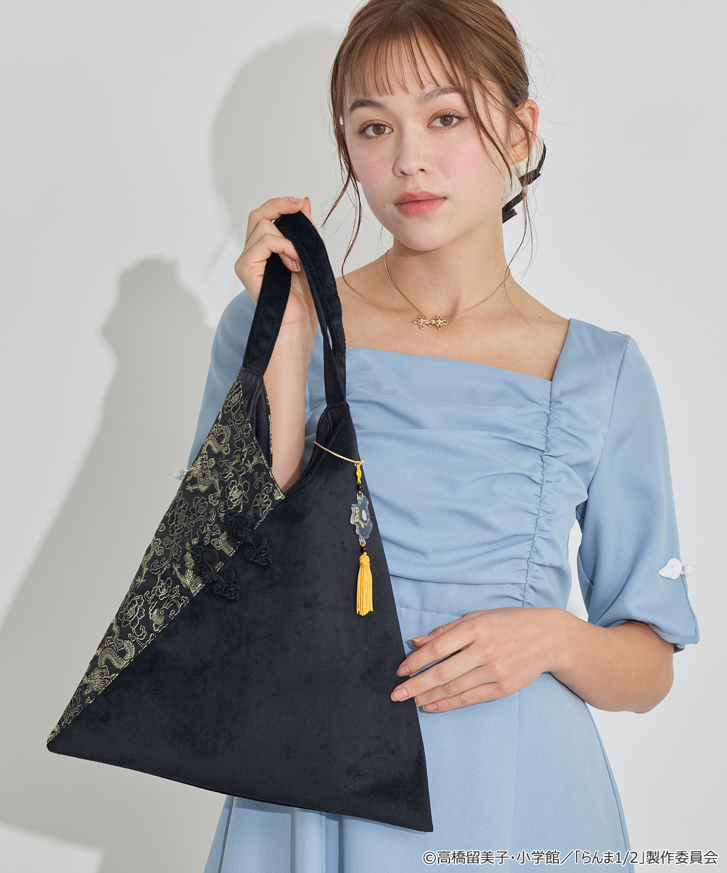 「らんま1/2 × earth music&ecology Japan Label」チャイナトートバッグ