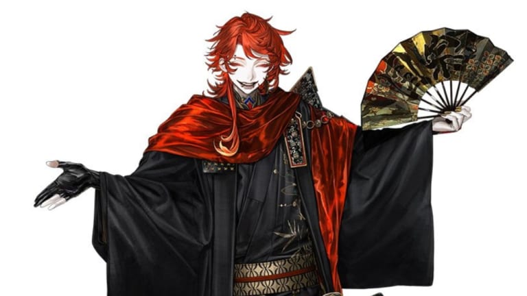 刀剣乱舞』と致道博物館コラボにて荘内神社に信濃藤四郎の等身大パネル