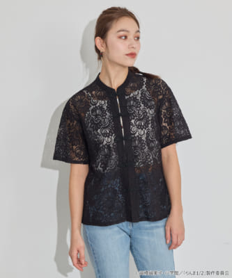 「らんま1/2 × earth music&ecology Japan Label」チャイナレースシャツ