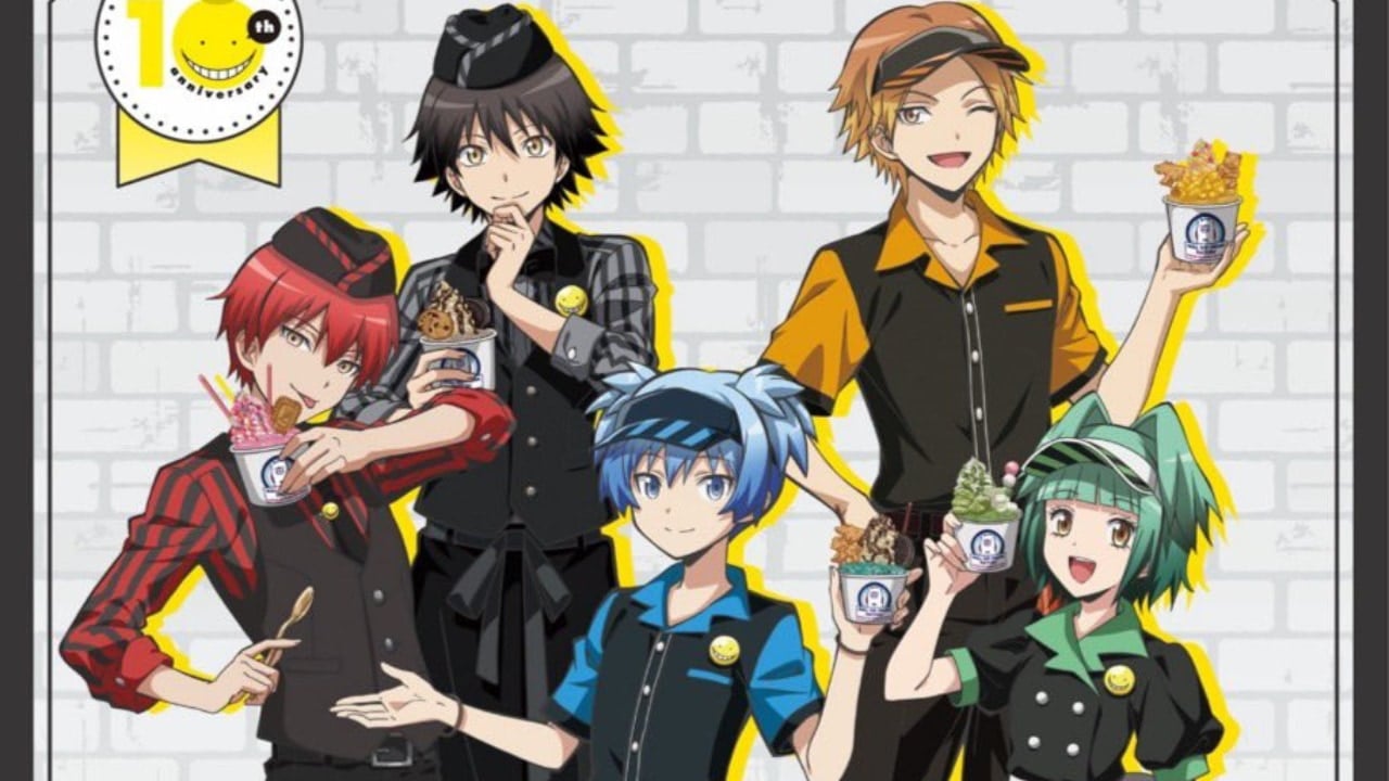「暗殺教室×ロールアイスクリームファクトリー」コラボ開催決定！渚や業が店員衣装で登場
