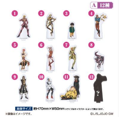 「ジョジョの奇妙な冒険 黄金の風×ファミリーマート」あくすた～ず！A