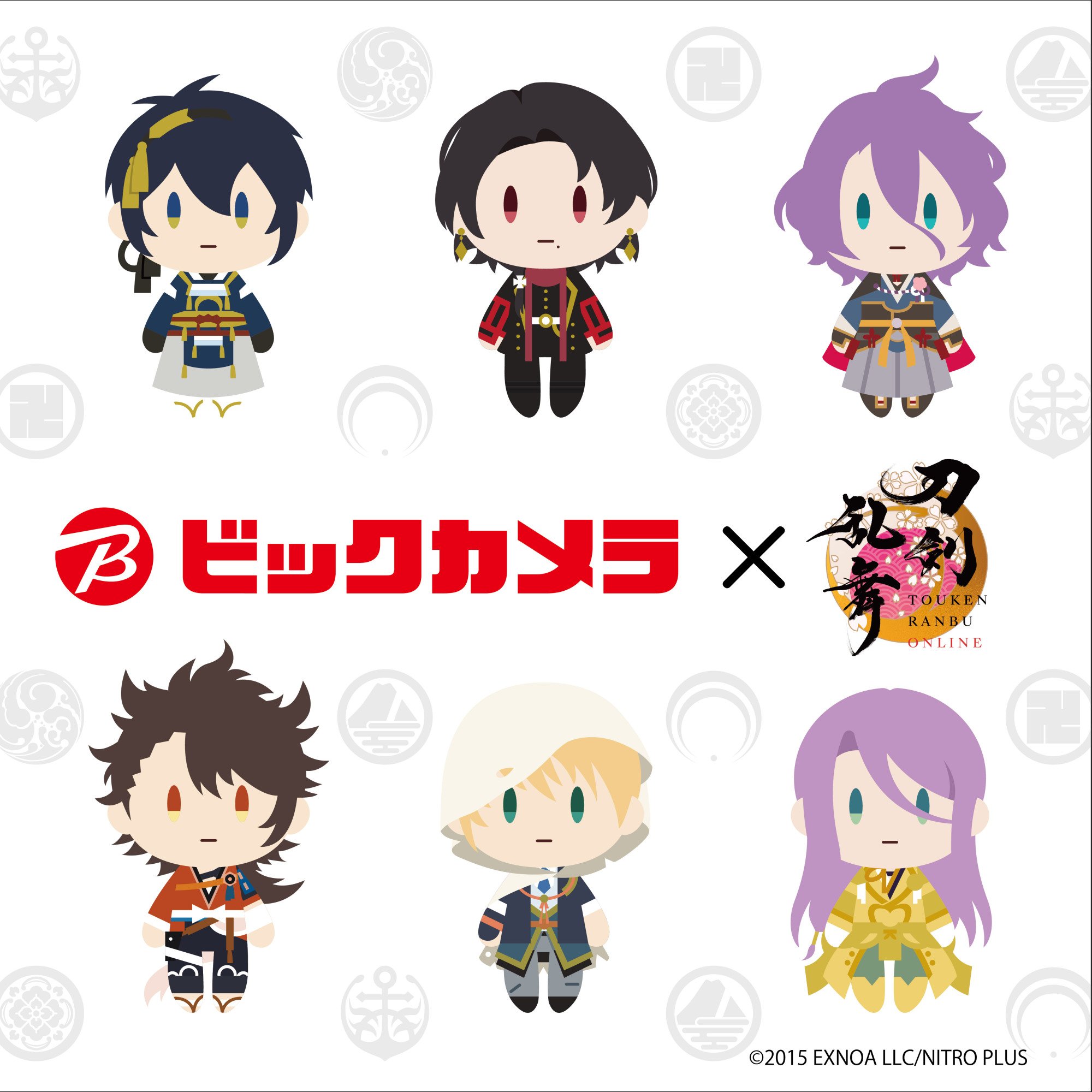 「刀剣乱舞×ビックカメラグループ」コラボグッズ発売決定！三日月宗近＆初期刀のティザービジュアル解禁