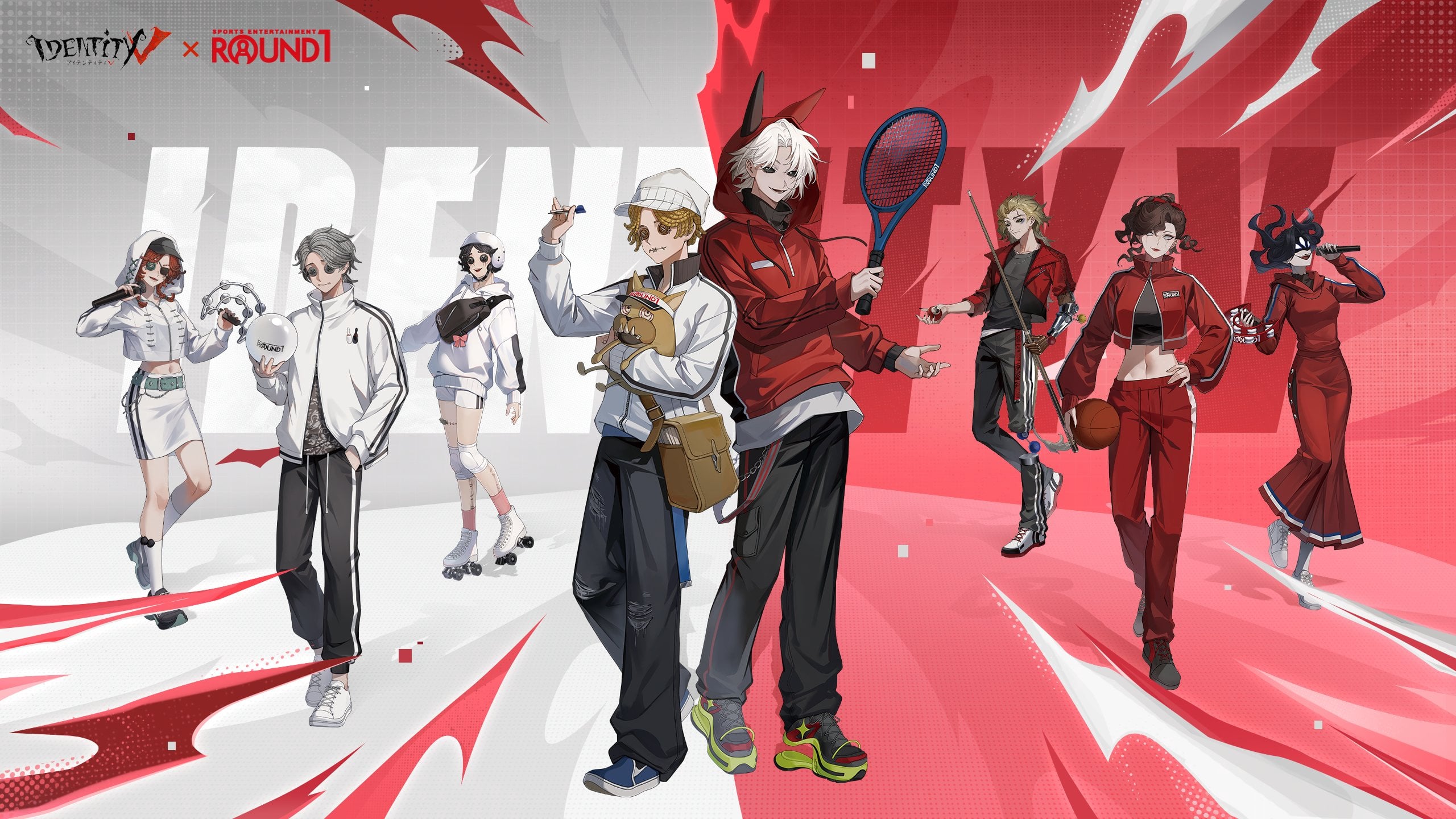 「第五人格×ラウンドワン」12月20日よりコラボ決定！「荘園紅白戦」がテーマのスポーティーなビジュアル解禁