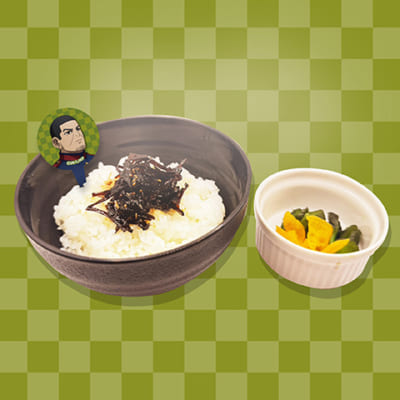 「ゴールデンカムイ×E-DINER」月島の漢気白米セット