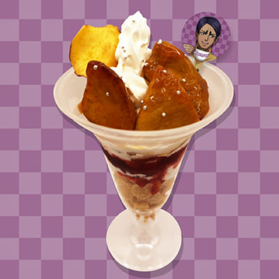 「ゴールデンカムイ×E-DINER」鯉登のさつまいもパフェ