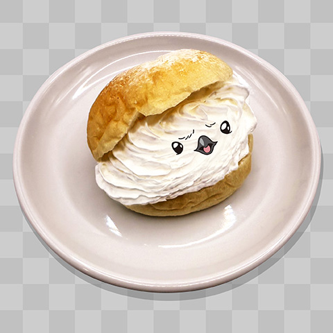 「ゴールデンカムイ×E-DINER」マリトッツォだよ！ウパシちゃん