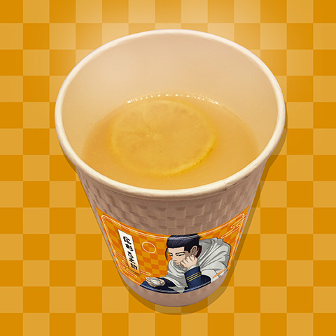 「ゴールデンカムイ×E-DINER」尾形のはちみつレモン甘酒