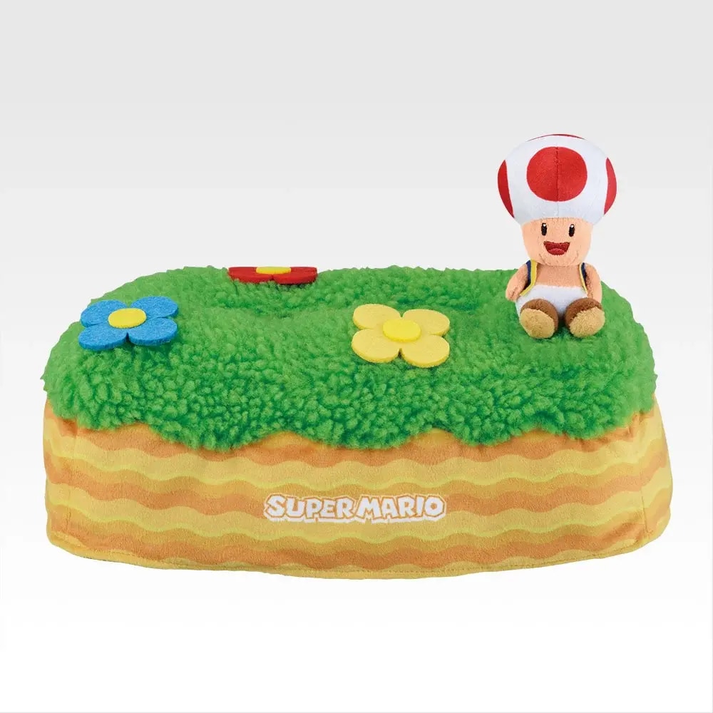 一番くじ「スーパーマリオ いつも一緒マリオ＆フレンズ」B賞 キノピオのティッシュケース