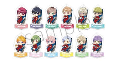 「A3! × JR-PLUS」トレーディングアクリルスタンドキーホルダー