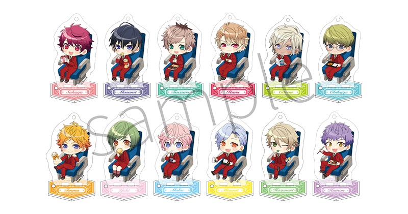 「A3! × JR-PLUS」トレーディングアクリルスタンドキーホルダー