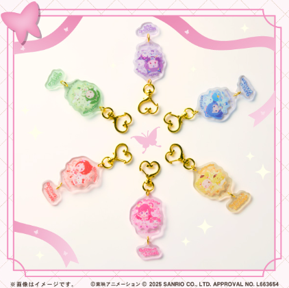 「Yes!プリキュア5GoGo!×サンリオキャラクターズ」ファミマ限定グッズ2連アクリルキーホルダー