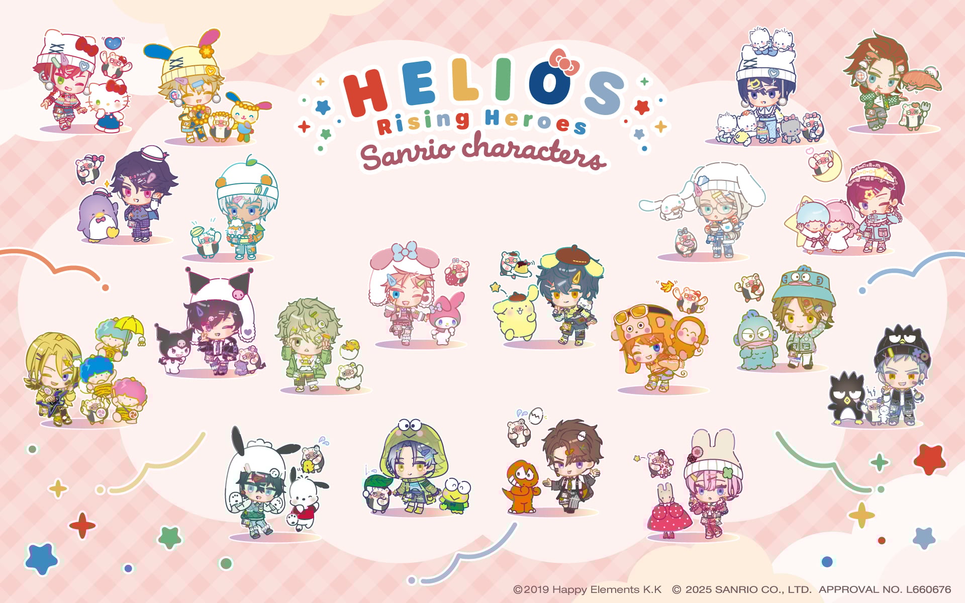 「エリオスライジングヒーローズ×サンリオ」コラボ第3弾グッズが予約開始！なかよしポップコーデがテーマのアクスタや缶バッジが登場